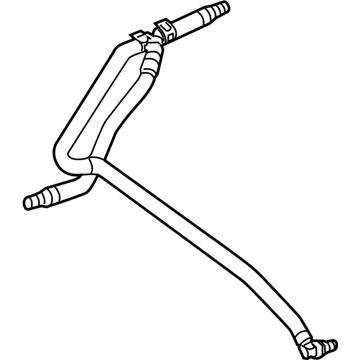 Mercedes-Benz C63 AMG Coolant Reservoir Hose - 204-500-03-72