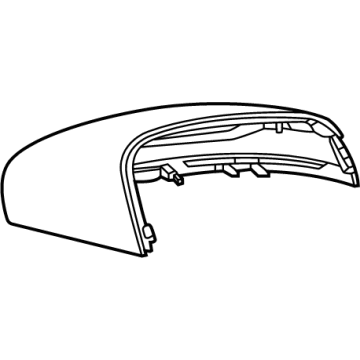 Mercedes-Benz GLE450 SUV Mirror Cover - 167-810-62-05-9999