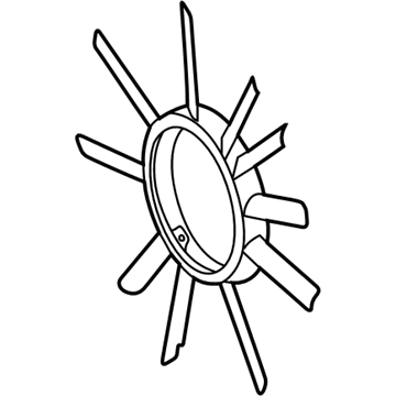 Mercedes-Benz E320 Radiator fan - 103-200-04-23