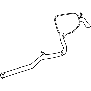 Mercedes-Benz E320 Exhaust Pipe - 211-490-10-59