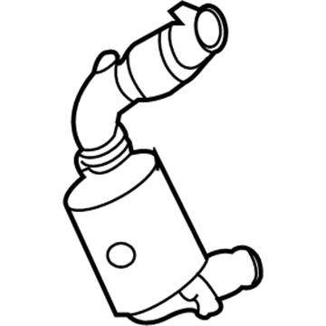 Mercedes-Benz E320 Exhaust Pipe - 211-490-02-81