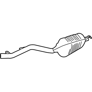 Mercedes-Benz E550 Exhaust Pipe - 212-490-33-35
