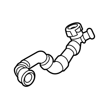 Mercedes-Benz AMG GT 63 S Coolant Reservoir Hose - 213-501-17-01-64