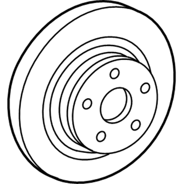 Mercedes-Benz SL600 Brake Rotor - 230-423-16-12-64