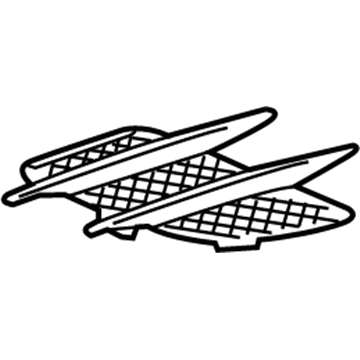 Mercedes-Benz SL63 AMG Grille - 231-750-05-44