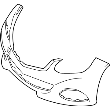 Mercedes-Benz E250 Bumper Cover - 212-885-14-38-64-9999