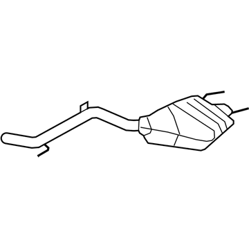 Mercedes-Benz CL63 AMG Exhaust Pipe - 216-490-17-21