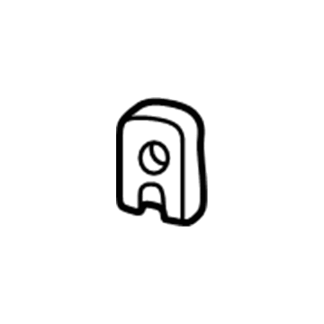 Mercedes-Benz 202-994-02-45 Console Clip 202-994-02-45 Mercedes-Benz Console Clip Illustration 1 of 1