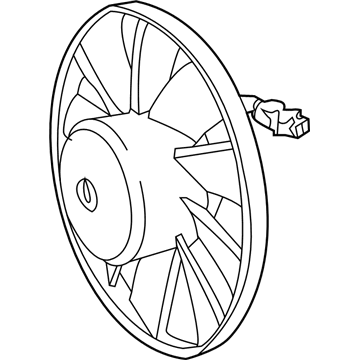 Mercedes-Benz E320 Radiator fan - 000-540-15-88