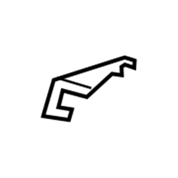 Mercedes-Benz 207-924-02-37-7E94 Seat Belt Guide Mercedes-Benz 207-924-02-37-7E94 Seat Belt Guide
