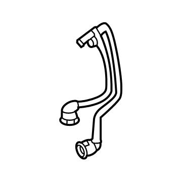 Mercedes-Benz GLE53 AMG SUV Coolant Reservoir Hose - 167-501-51-00
