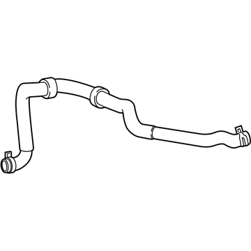 Mercedes-Benz GLS550 Coolant Reservoir Hose - 166-500-39-75