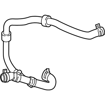 Mercedes-Benz GLS550 Coolant Reservoir Hose - 166-500-79-75