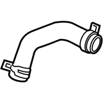 Mercedes-Benz GLS550 Coolant Reservoir Hose - 166-500-35-75