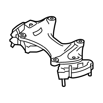 Mercedes-Benz C63 AMG S E Performance Engine Mount - 290-240-06-00