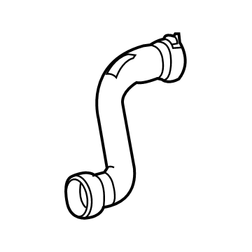 Mercedes-Benz C43 AMG Coolant Reservoir Hose - 205-501-82-01