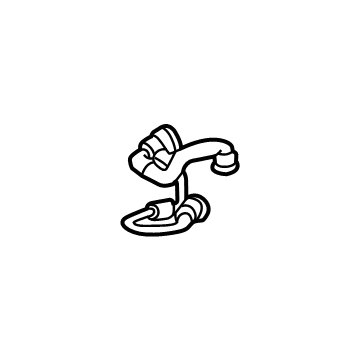 Mercedes-Benz E350 Coolant Reservoir Hose - 205-501-53-01