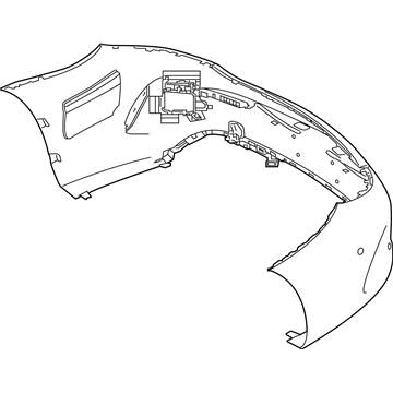 Mercedes-Benz C43 AMG Bumper Cover - 205-880-23-09-9999