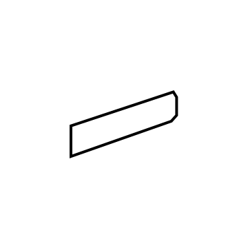 Mercedes-Benz 465-727-01-00-2B35 TRIM MOLDING Mercedes-Benz 465-727-01-00-2B35 TRIM MOLDING