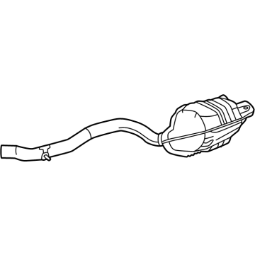 Mercedes-Benz SL43 AMG Muffler - 232-490-01-02