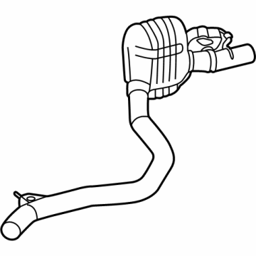 Mercedes-Benz SL43 AMG Muffler - 232-490-02-02