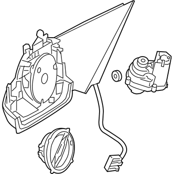 Mercedes-Benz S450 Car Mirror - 222-810-66-01