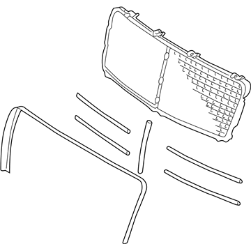 Mercedes-Benz C220 Grille - 202-880-03-83