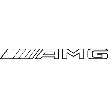 Mercedes-Benz EQE AMG Emblem - 295-817-12-00