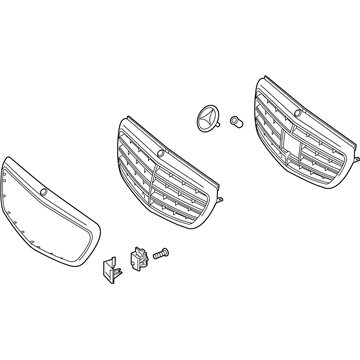Mercedes-Benz E400 Grille - 213-880-21-03