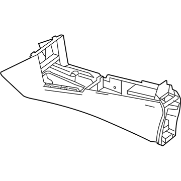 Mercedes-Benz E63 AMG Center Console - 212-680-08-52-8P56