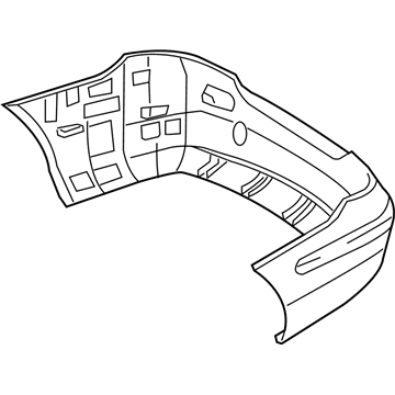 Mercedes-Benz CLK500 Bumper Cover - 209-885-14-25