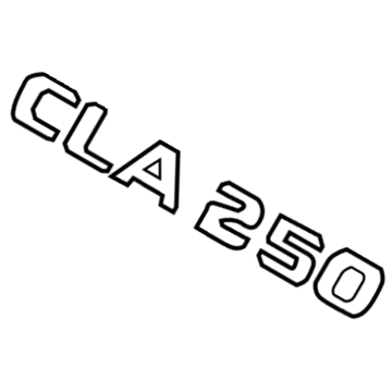 Mercedes-Benz CLA250 Emblem - 117-817-12-15