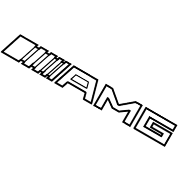 Mercedes-Benz CLA45 AMG Emblem - 117-817-39-00