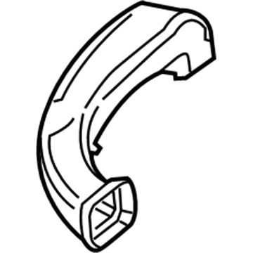 Mercedes-Benz GLE300d Air Duct - 166-831-09-00
