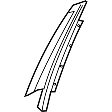 205-690-03-87 Mercedes-Benz Applique Illustration 1 of 1