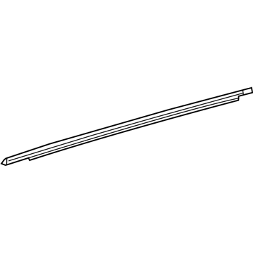 Mercedes-Benz C300 Door Moldings - 205-730-36-01