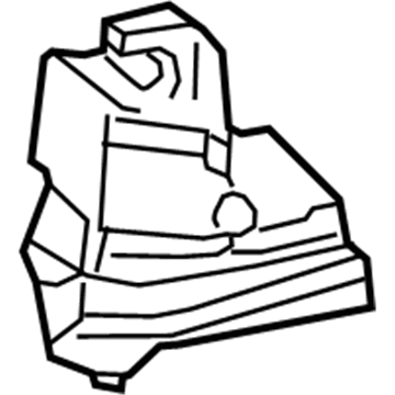205-735-05-86 Mercedes-Benz Front Reinforcement Illustration 1 of 1