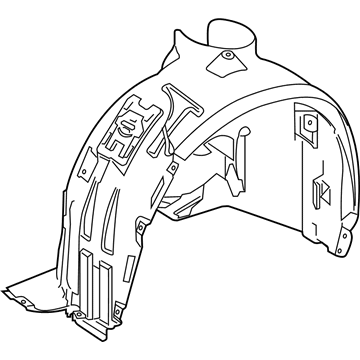 Mercedes-Benz GLA45 AMG Wheelhouse - 156-690-00-30