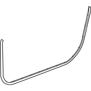 Mercedes-Benz SL400 Door Seal - 231-720-02-54