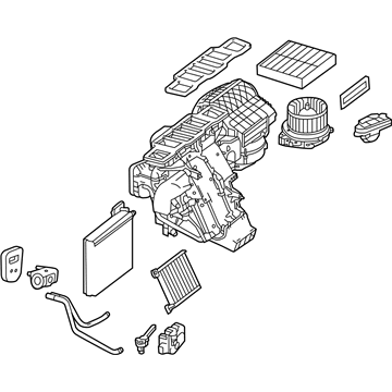 Mercedes-Benz GLE300d Evaporator - 166-830-33-60