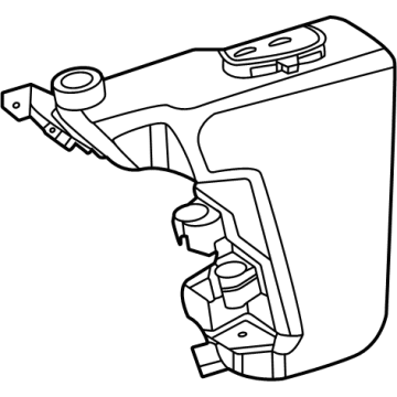 Mercedes-Benz E350 Windshield Washer Fluid Reservoir - 206-869-00-00