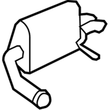 Mercedes-Benz C55 AMG Exhaust Pipe - 203-490-86-21