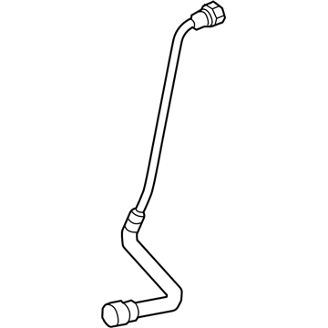 Mercedes-Benz SLC300 Coolant Reservoir Hose - 172-501-14-00