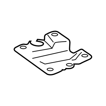 247-610-51-02 Mercedes-Benz Mount Panel Illustration 1 of 1