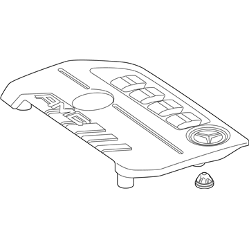 Mercedes-Benz A35 AMG Engine Cover - 260-010-01-00