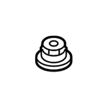 Mercedes-Benz 004-990-49-50 Lower Mount Retainer Nut 004-990-49-50 Mercedes-Benz Lower Mount Retainer Nut Illustration 1 of 1