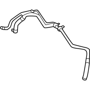 Mercedes-Benz AMG GT Transmission Oil Cooler Hose - 197-500-09-72