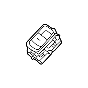 Mercedes-Benz EQE SUV AMG Door Lock Switch - 206-905-68-02-64