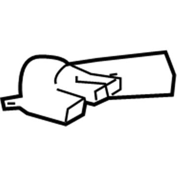 Mercedes-Benz ML450 Air Duct - 164-831-11-46