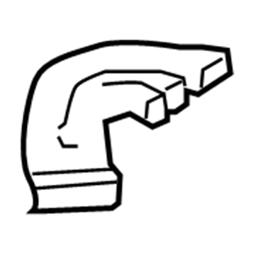 Mercedes-Benz ML450 Air Duct - 164-831-08-00